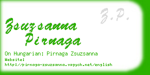 zsuzsanna pirnaga business card